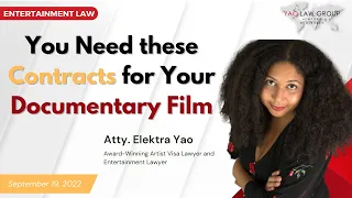 You NEED these contracts for your documentary film