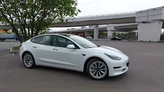 Live: обзор Электрокар Tesla Model 3 / Black Pixel