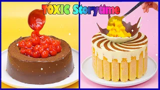 😲 TOXIC Storytime 🌈 So Yummy Chocolate Cake Decorating Recipe