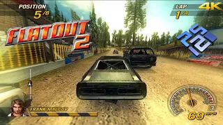 PCSX2 1.7.2355 Vulkan | FlatOut 2 4K UHD | PS2 Emulator PC Gameplay