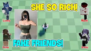 TEXT To Speech Emoji Groupchat Conversations | He Pretended To Be My Friend Just Because I Was Rich