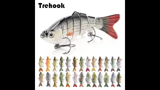 TREHOOK Sinking Wobblers Fishing Lures