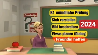 Mündliche Prüfung deutsch B1 | sich vorstellen, Bild beschreiben und gemeinsam etwas planen (Dialog)