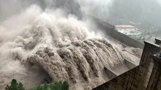 Salal Dam Gates Opened As Water Level Rise Due To Heavy Rain