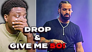 KENDRICK LAMAR FAN REACTS TO DRAKE - DROP AND GIVE ME 50! CALL PUSHA T!