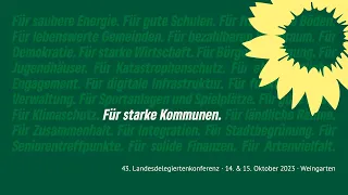 Landesparteitag in Weingarten am 15.10.2023