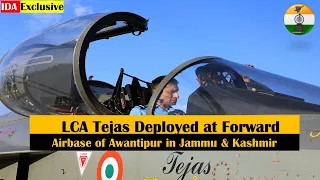 #breakingnews LCA Tejas deployed at forward air base in Jammu & Kashmir #indianairforce