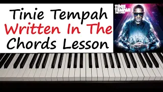 Tinie Tempah - " Written In The Stars " Piano Chords Tutorial Lesson Easy Full Song How To Play