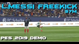 Freekick (37m) L.Messi - PES 2019 (demo)