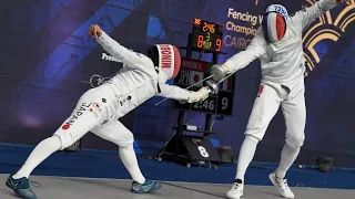 Intro to tactical Epee analysis ft. @GPFencing - Borel vs Minobe
