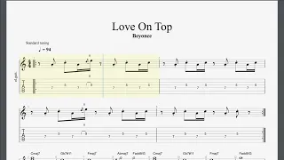 Love On Top Rockschool Grade 5 Guitar