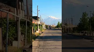 Вид на гору Арарат с Эчмиадзина #shorts #ararat