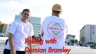 Rolling with Damian Bramley, Skateboarding in Dubai during the World Skate tour!