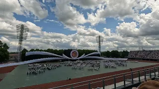 Uz Daugavas es dzīvoju | Deju lieluzvedums "Mūžīgais dzinējs"| Daugavas stadions