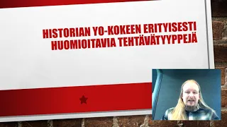 Historian yo-koe: erityisesti huomioitavia tehtävätyyppejä