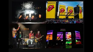 The Rolling Stones - Overview of all opening songs from the No Filter Tour (2017-2021)