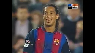 Ronaldinho vs Racing Santander - Home - La Liga - 2003/2004 - Matchday 37