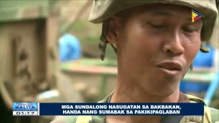 Mga sundalong nasugatan sa bakbakan, handa nang sumabak sa pakikipaglaban