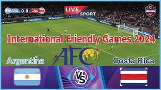 🔴[EN VIVO] Argentina vs Costa Rica / Partidos Amistosos Internacionales 2024 / Partido Completo