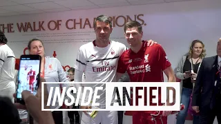 Inside Anfield: Liverpool FC Legends v AC Milan | Gerrard, Pirlo, Carragher, Kaka and more