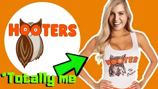 Irish Girl Tries Hooters NOT for the First Time