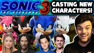 Casting New Sonic Movie 3 Characters - Shadow, Amy, Silver & More! (ft. Tom Holland)