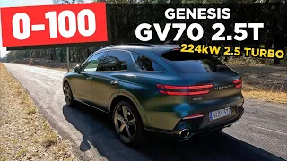 2023 Genesis GV70 2.5T Sport AWD review: 0-100 & engine sound