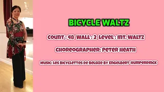 Bicycle Waltz Line Dance - Walk Thru & Demo By Vincy Leung