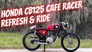 Thrilling Ride on a Refreshed Honda CB125 Cafe Racer!!