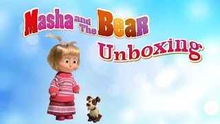 ✿ Masha And The Bear with dog Playing Toys unboxing gift ✿