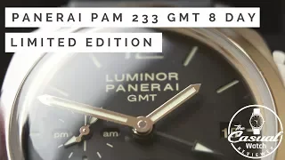 PANERAI PAM 233 8 Day GMT Limited Edition Review