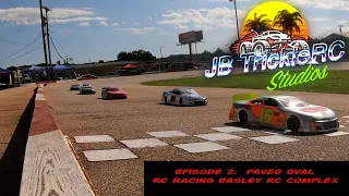 Paved Oval Racing at the Easley RC Complex (ERC) RC Racing 1/10 and quarter scales
