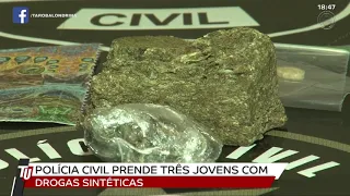 29/06/2020 - Polícia Civil prende três jovens com drogas sintéticas