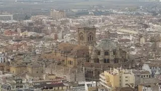 Granada landscape, Granada, Andalusia, Spain, Europe