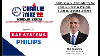 CHARLIE MIKE'22, Session 7, Leadership & Ethics Matter for your Business & Personal Success