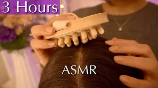 3 Hours Of Hypnotic ASMR Scalp Massage To Relax Yourself | No Talking