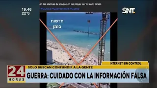 Guerra: Cuidado con la información falsa.