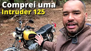 Comprei uma moto intruder 125 amarela dos correios