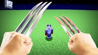 REALISTIC MINECRAFT - STEVE BECOMES WOLVERINE