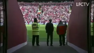 Salah's goal against arsenal from the tunnel