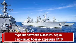 Украина захотела вывозить зерно с помощью боевых кораблей НАТО