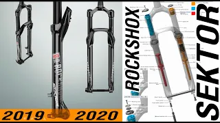 RockShox Sektor 2019 с нюансами полное обслуживание