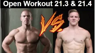 Noah Ohlsen vs Scott Panchik - 21.3 & 21.4 CrossFit Open Workout - 2021 CrossFit Open