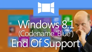 Windows 8.1 End Of Support