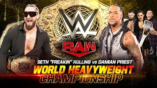 Seth Rollins Vs Damian Priest Campeonato Mundial Pesado de WWE - WWE Raw 05/06/2023 (En Español)