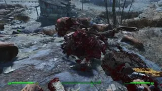 One Punch Manning a Deathclaw