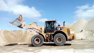 Chargement de sable