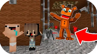 ¡BEBE NOOBSI Y BEBE NOOB ESCAPAN DE LA PRISIÓN DE FREDDY *FNAF*!😲😱 | ESCAPA DE LA PRISION MINECRAFT