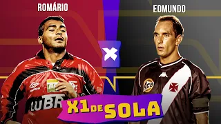 ROMÁRIO X EDMUNDO: QUEM É O MELHOR? | X1 DE SOLA