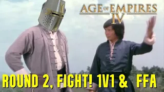 ROUND 2, FIGHT! New Patch Games - 1v1 & FFA | Age of Empires 4 Multiplayer